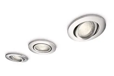 Recessed Spotlight 3-pack Krom - Bra pris