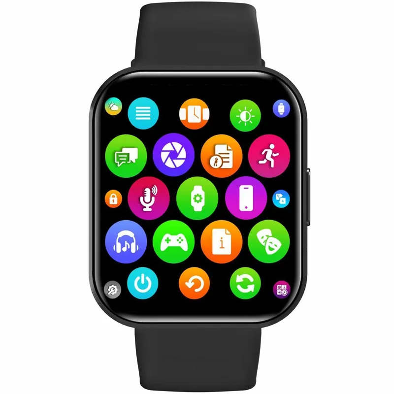 Trainerwatch2 Smartwatch with rectangular dial Black - Hög kvalitet