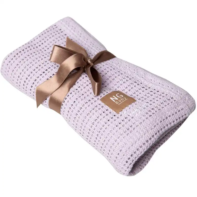 Premiumkvalitet - Grid blanket 100x150 Violet