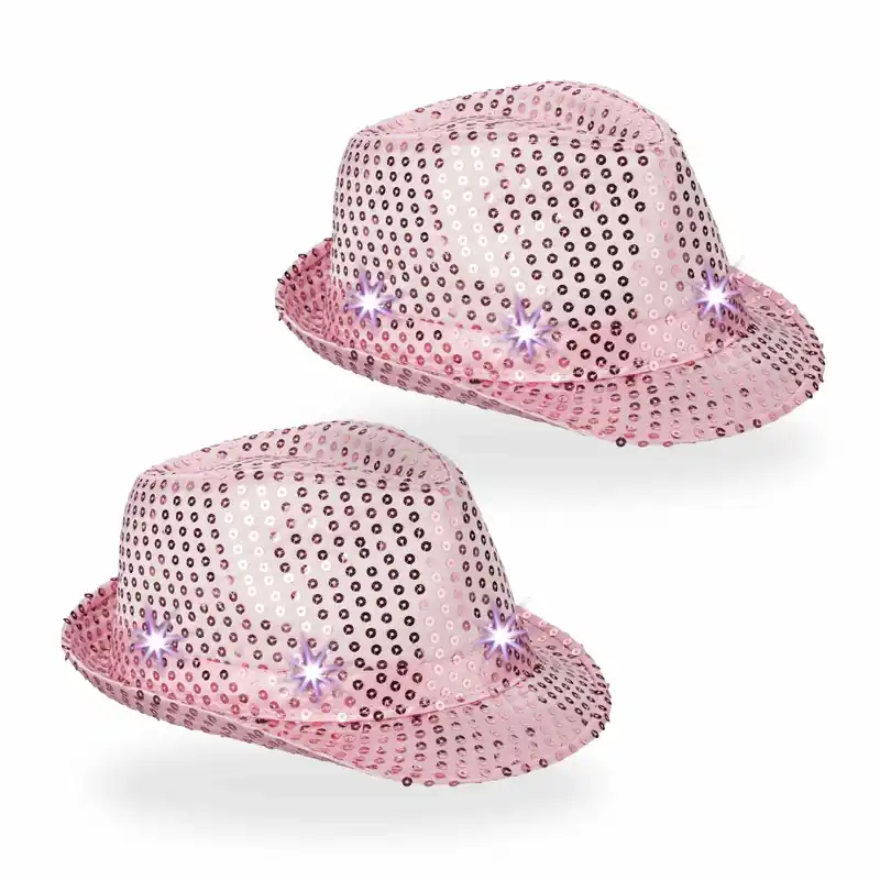 Paljetthattar LED-set om 2 | Prissänkt