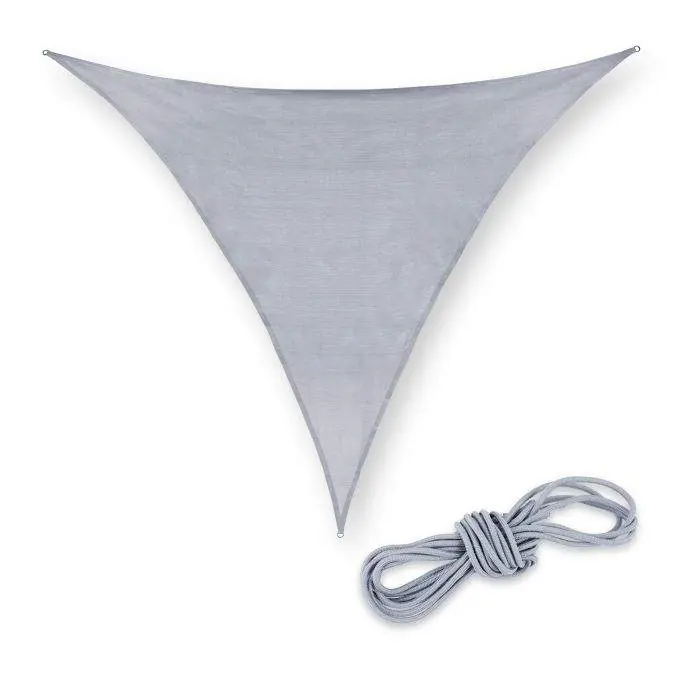 Sun sail polyethylene square light grey | Bästa pris