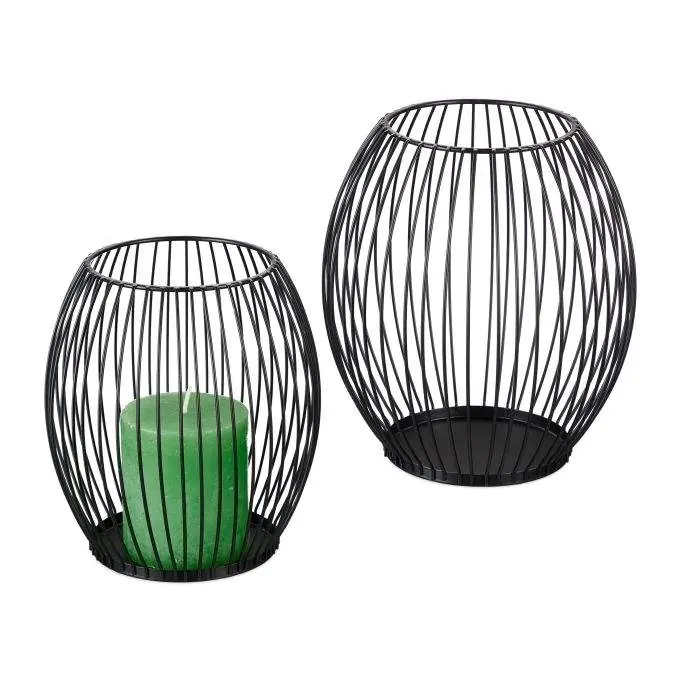 Nyligen tillagt | Oval lysestage, 2 stk