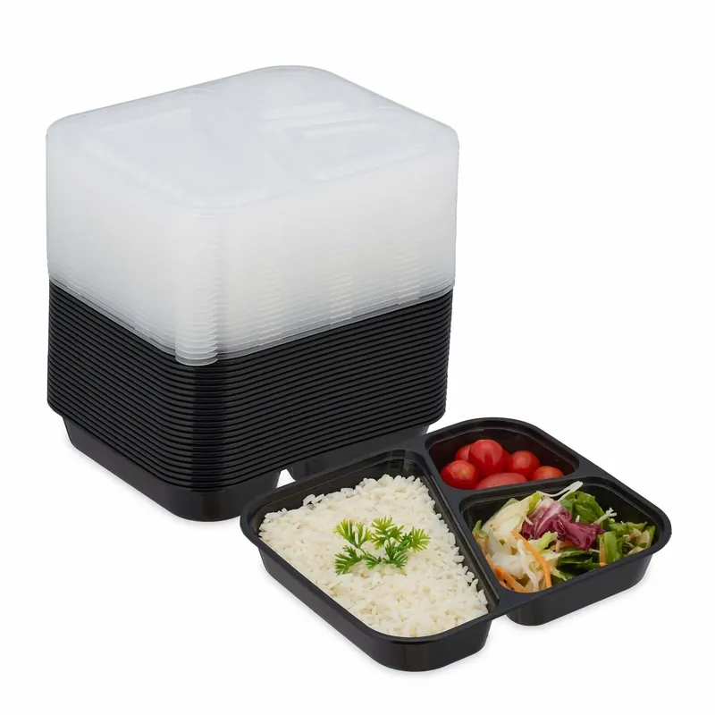 Hög kvalitet - Meal preparation boxes 24 sets 3 compartments