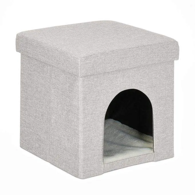 Collapsible cat pit beige | Rabatt