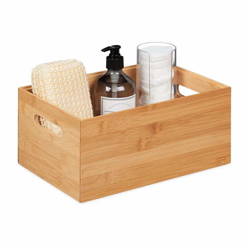 Trygg betalning | Stackable bamboo storage box