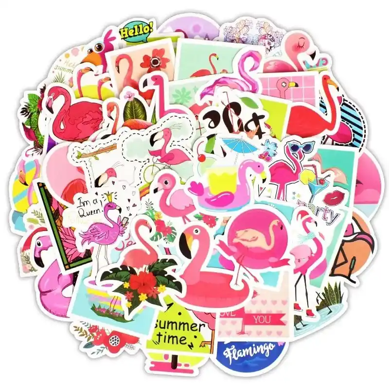 Tarrat, 50 pack - Flamingo - Superpris