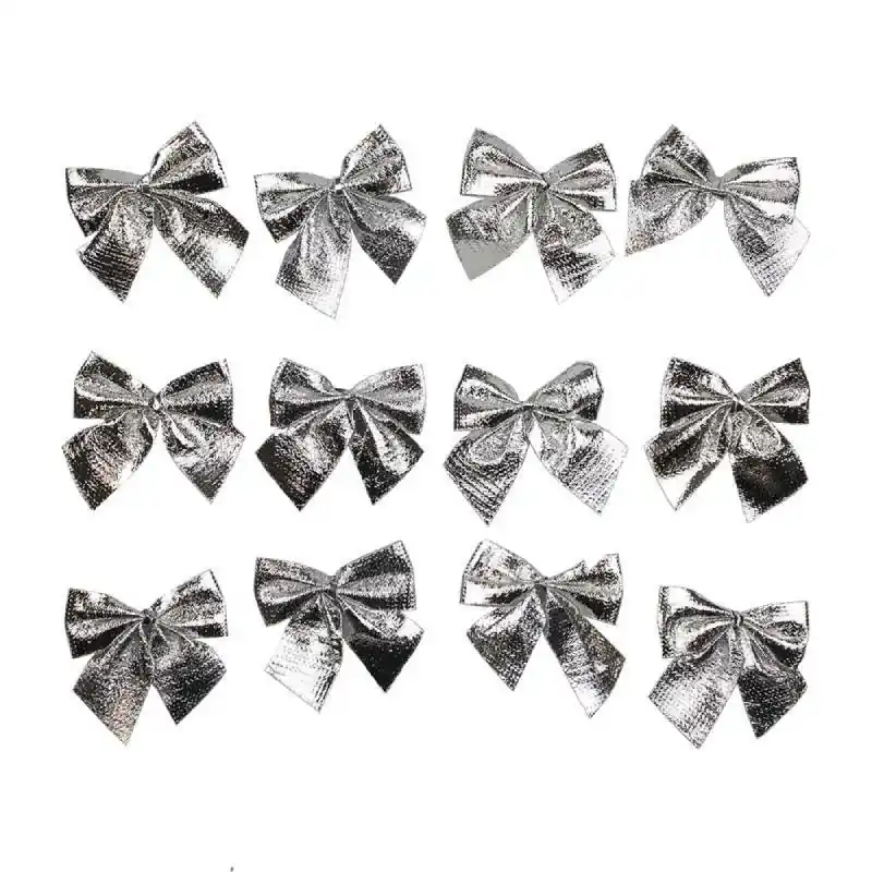 12x Rusetit Jouluun - Hopea | Extra bra pris