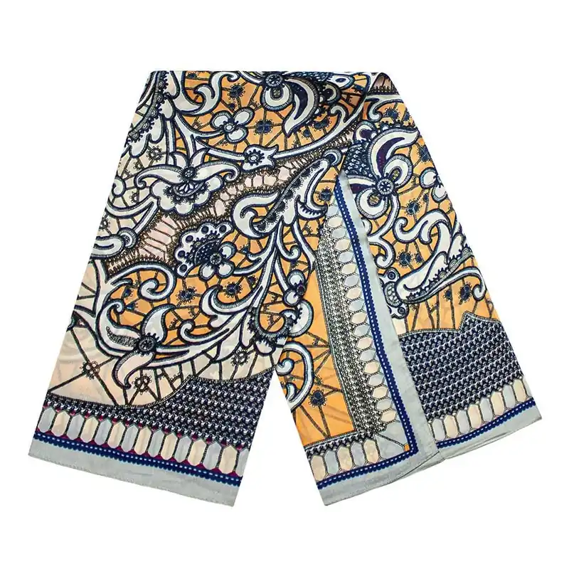 Scarf with paisley pattern - Orange, No. 10 | Specialpris