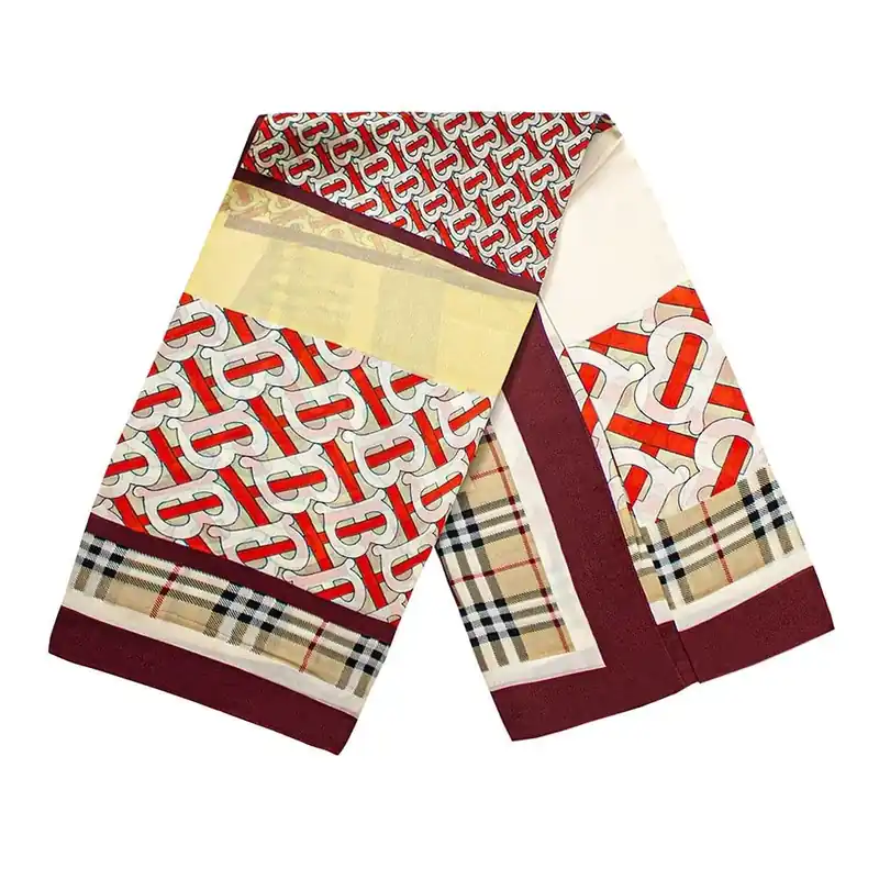 Patterned scarf - Orange, No. 23 | Deal