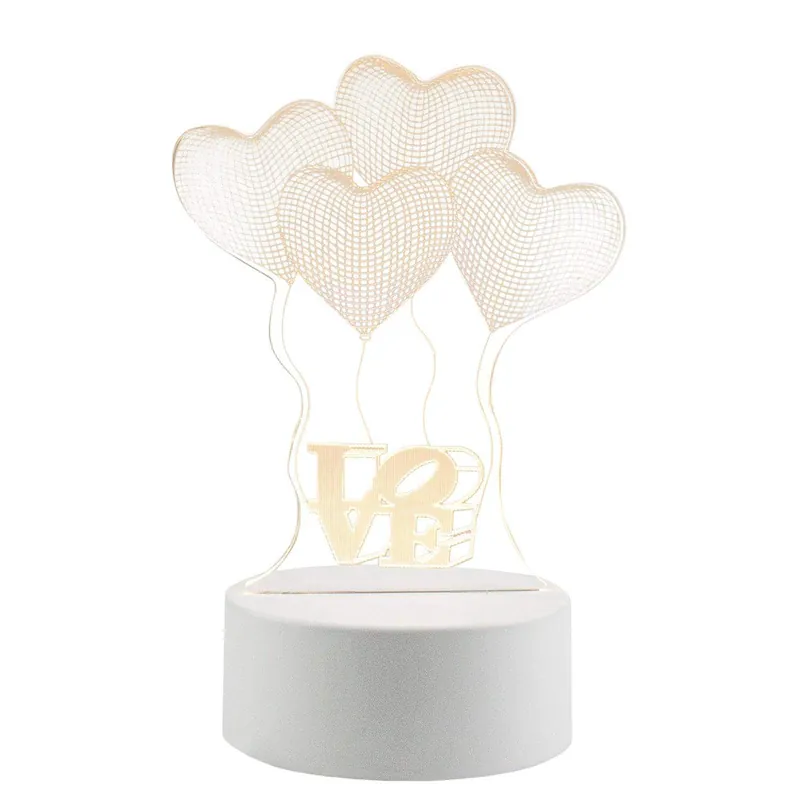 3D LED Lamp - Balloons - Spara mer