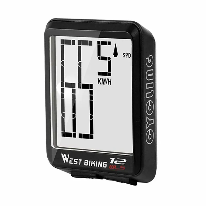 Dagens deal - Bicycle Computer with Clear Display - Black