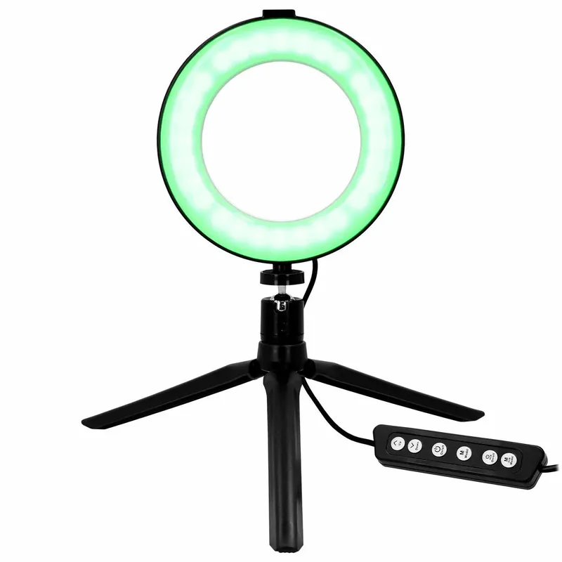 Bästsäljare | Ring Light med Stativ - 16 cm