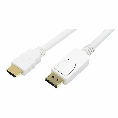 DisplayPort - HDMI 2m White - Topprodukt