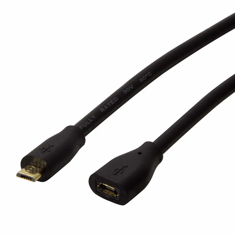 Mycket efterfrågad | Förlängningskabel MicroUSB 3m