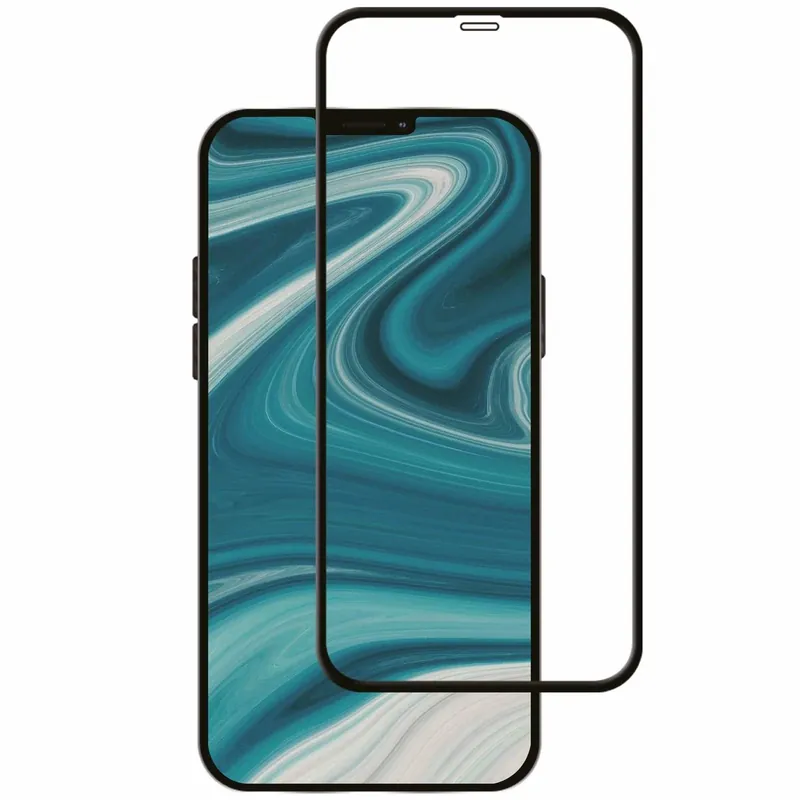 Screen protector iPhone 12/iPhone 12 Pro Black | Extra rabatt