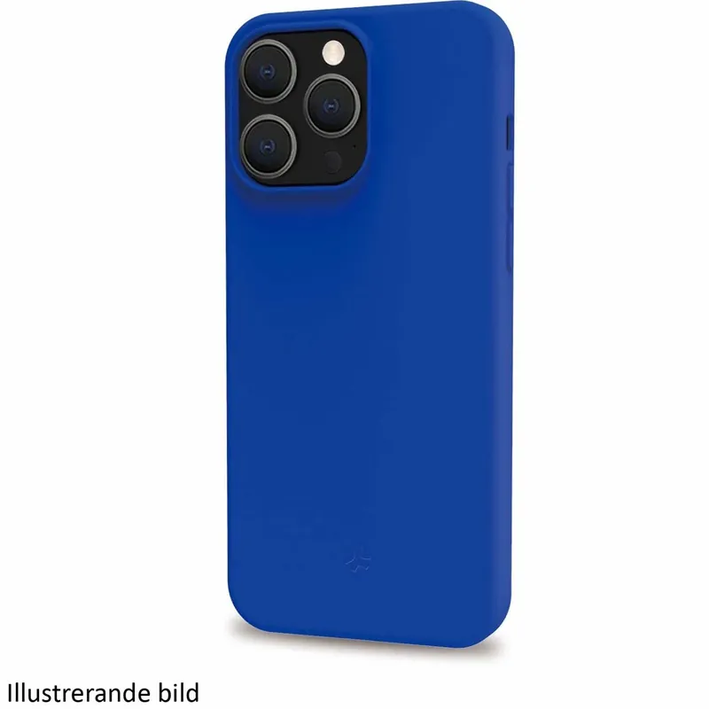 Hög kvalitet - Cromo Soft rubber case iPhone 16 Blue