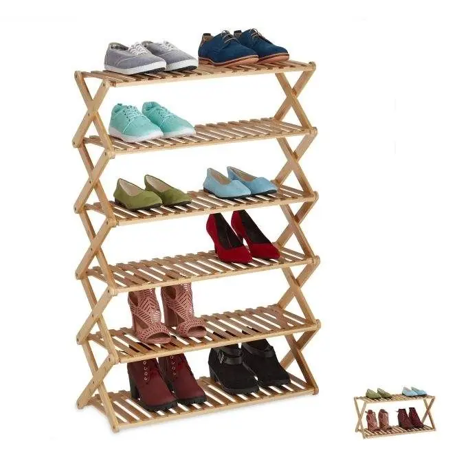 Shoe shelf bamboo - Rabatter