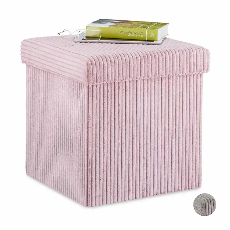 Prissänkt - Sits Cube hopfällbar sammet
