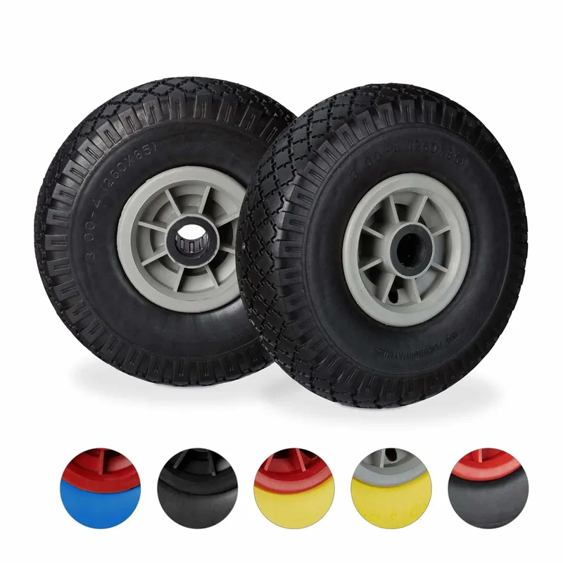 Wheelbarrow wheels 2 pcs. | Hög kvalitet