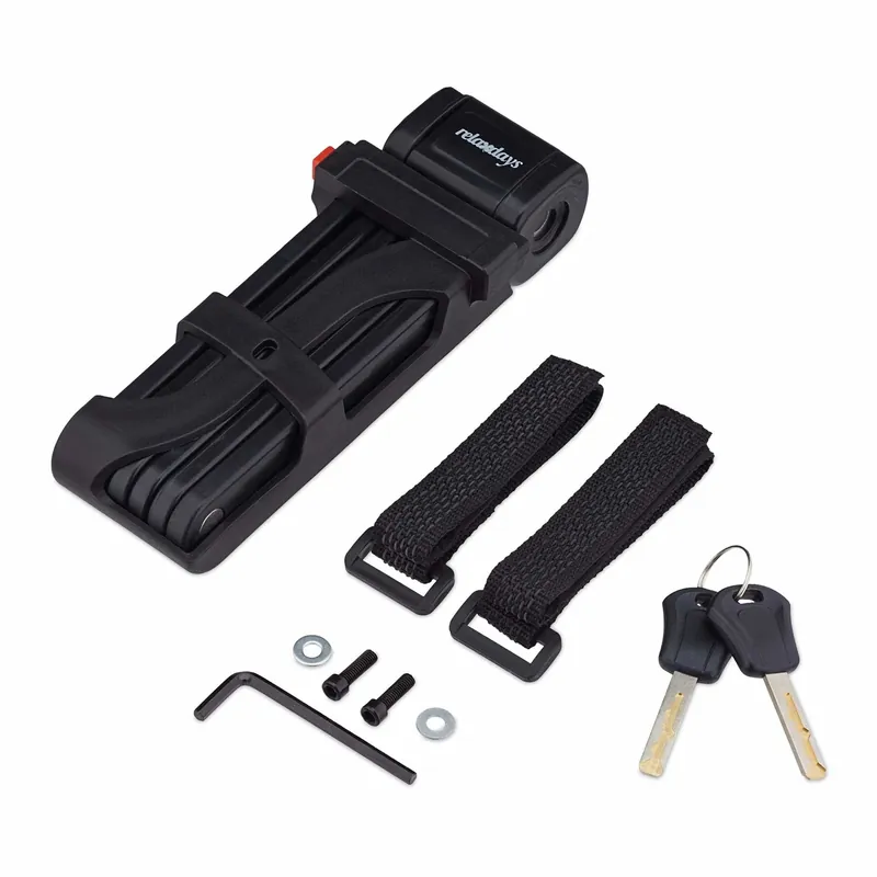 Folding bicycle lock with bracket | Beställ idag
