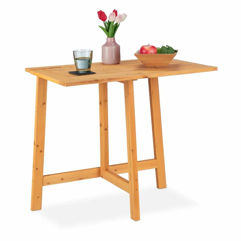Enkel beställning - Rectangular folding table in wood