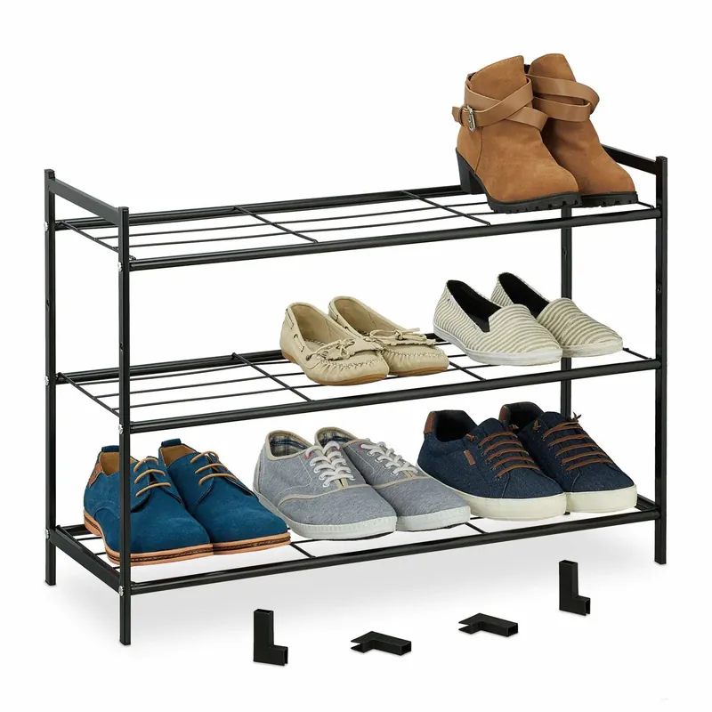 Shoe shelf stackable 3 shelves | Rea