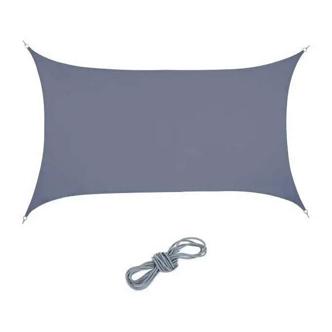 Sun sail rectangular dark grey | Beställ direkt