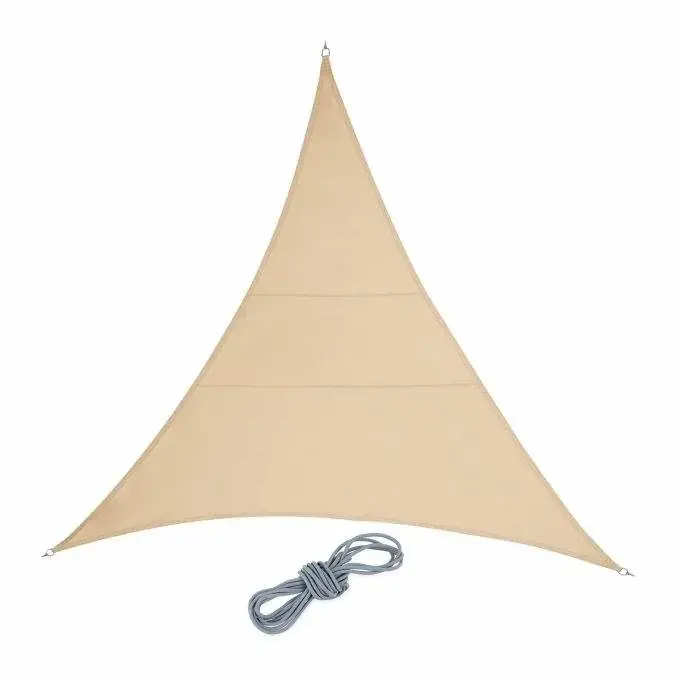 Köp online - Solsegel polyester triangulär sand