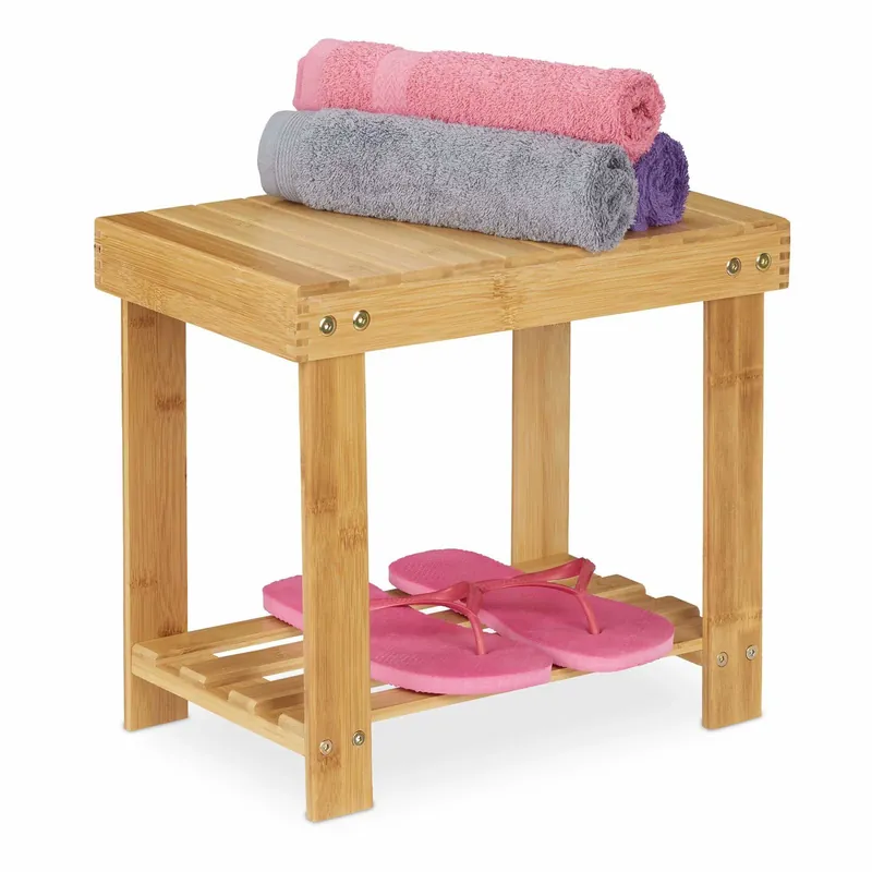 Precis inkommet | Stor bambu pall