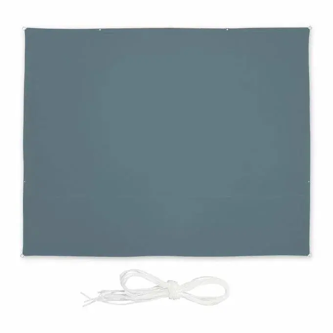 Sun sail rectangular grey - Extra rabatt