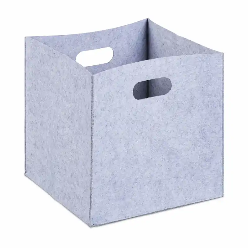 Square basket in felt | Fynd