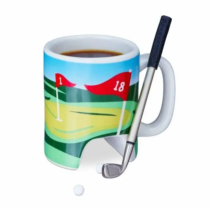 Finns i lager | Golfmugg med klubba