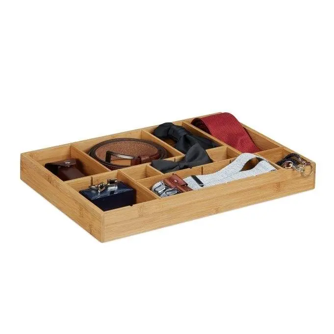 Adjustable bamboo drawer insert | Deal