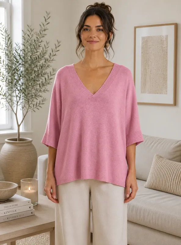 Blus MdcInaya - Rosa Melange - Spara nu