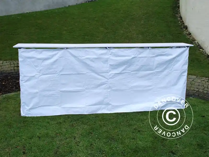 Bara idag - Sidopanel för FleXtents PRO disk, 3m, Vit
