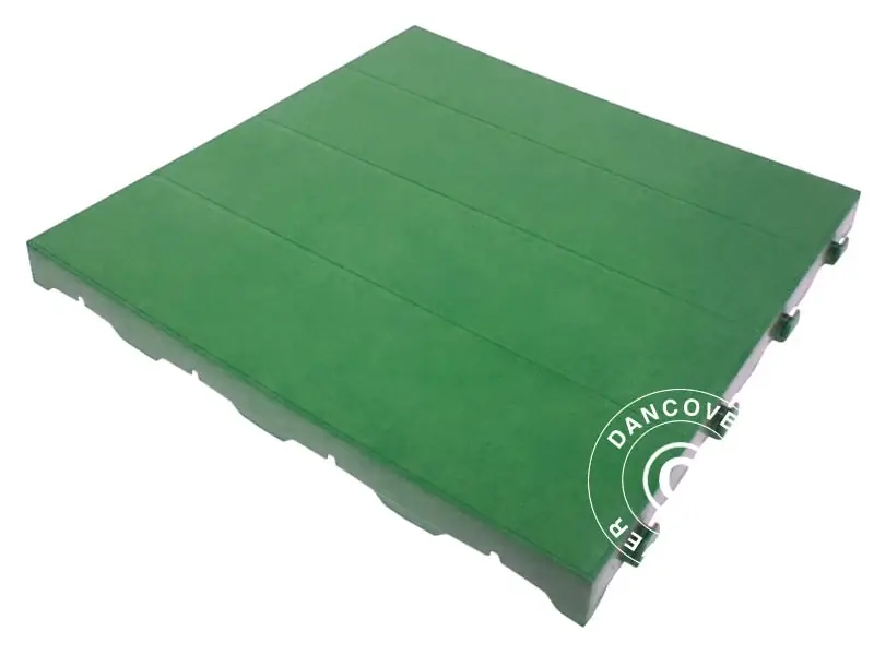 Plastgolv, Basic, Piastrella, Grön, 1,44 m² (9 st.) - Topprodukt